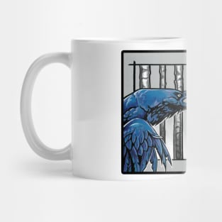 A Raven's Love - Black Outlined Version Mug